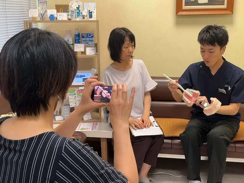 水沢小学校での歯科保健授業