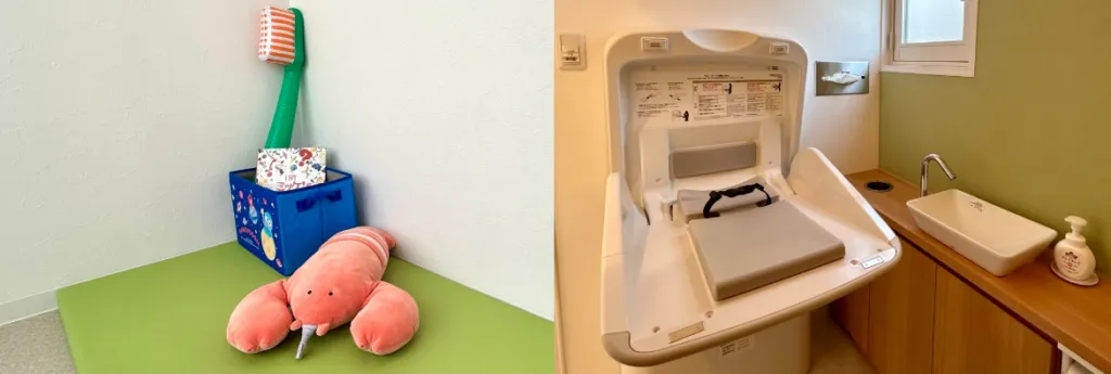 キッズコーナー・おむつ交換シート